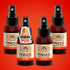 타무신큐 유산균미스트 문제성 발톱 손톱 네일, 4개, 50ml, 1개입