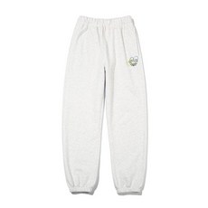 매장정품 키뮤어 KIIMUIR 드로잉 플라워 트레이닝 팬츠_오트밀 KBCS1PL001OT 515836