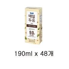 매일유업 매일두유 99.9 190ml 48팩, 48개