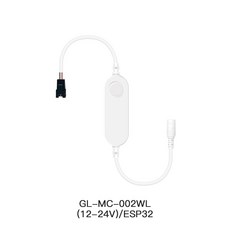 GLEDOPTO WLED ESP32 미니 LED 컨트롤러 DC12 24V RGB IC 디지털 마이크 사운드 모드 동적 WS2811 WS2812 WS2812b SK6812 WS281, 01 12V 24V ESP8266, Mini WLED Controller, 1개