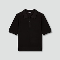 JAJU 여 강연 카라 반팔 니트 J115202103099 549347