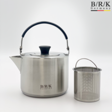 BRK 인덕션용 주전자 스텐 캠핑 주전자 차 우리는 도구 토스카 1.2L/3L, 티 주전자(1.2L)
