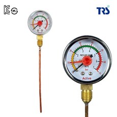 냉매용 질소 압력계 40파이 70kg/cm, 모세관용접, 1개