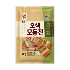 사조오양 오색모듬전 1kg, 1개