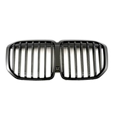 트림 자동차 전면 자동차 액세서리 x7 SUV 부품 차량 차량 외관 G07 제품 용 바디 그릴 BMW 호환, 3.X7 싱글라인 브라이트블랙 23-25