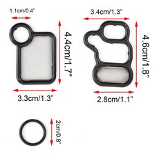엔진 밸브 커버 개스킷 키트 VTEC 아큐라 혼다 시빅 RSX 어코드 요소 91319-PAA-A01 3