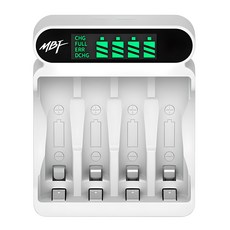 MYBESTFRIEND LCD AA AAA 鎳氫電池 4槽快速充電器 MBF-4BCG, 1個