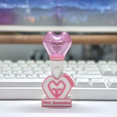 臺灣出貨-少女時代 迷你應援棒 底座 鑰匙扣 mini小手燈底座 泰妍 taeyeon, mini 桃紅 taeyeon,小底座+防塵罩, 1個