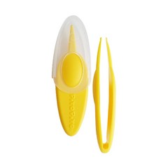 黃色小鴨寶寶鼻腔清潔夾，安全圓頭設計，溫和清潔鼻腔分泌物, 1個