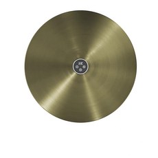 이탈리아 디자인 원형 전기 수건 탄소섬유 가열 스테인리스, 헤어라인 골드 38cm, 기본 모델명/품번