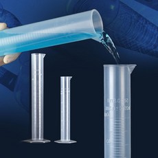 하라 플라스틱 매스 실린더 실험실실린더 눈금매스실린더 플라스틱실린더, 100ml, 1개, 100ml