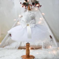 도그월드 강아지 고양이 웨딩드레스 촬영용 의상, 1개