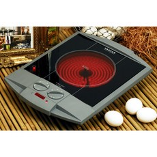 VASTAR RM66TM 陶瓷玻璃計時電爐, 灰色,230V 1800W