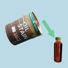 방부목 목재 데크용 오일스테인 목조주택 나무벤치 담장용 500ml, 1개, 소나무