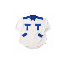 코미네 KOMINE 바이크용 강사용 Y셔츠 긴소매 화이트/블루 S IK931 393