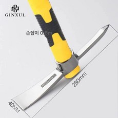 피켈 곡괭이 등반 빙설 등산용 아이스바일 지팡이 빙벽, 양호-경량-스테인리스-섬유 손잡이 F