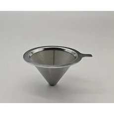 재사용 가능한 커피 필터 거치대 이중층 스테인레스 스틸 차 채반 액세서리 만들기 도구, 02 Without base