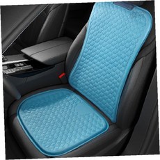 차량 쿨매트 통풍 등받이 방석 세트 여름 아이스 젤 시트 자동차 운전석 조수석, 1개, 블루 1세트