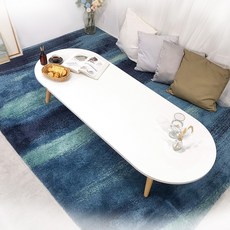 킴볼 접이식 거실테이블 1600, 밴드 테이블 화이트 1600