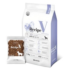 유한양행레시피브이 강아지 처방식사료, 포메라니안, 1.2kg, 1개 포메라니안, 1.2kg, 1개