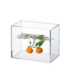 사진 촬영 어항 케이스 상품 제품 수족관 상자 수중 얕은, 1개, 3000ml, 얕은 물통 40x40x5cm 두께 4mm