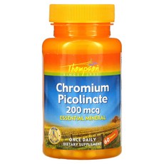 톰슨 크로뮴 피콜리네이트 200mcg 60정, 1개