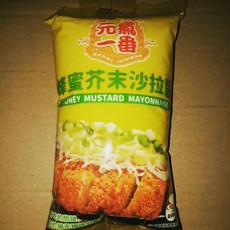 祐霖 憶霖 蜂蜜芥末沙拉醬 500g, 1個