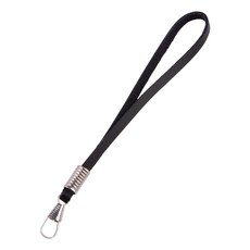 소가죽 심플 핸드스트랩 16CM 실버 - 블랙, 단품