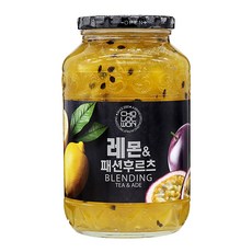 초록원 레몬 앤 패션후르츠 액상차, 1kg, 1개입, 1개