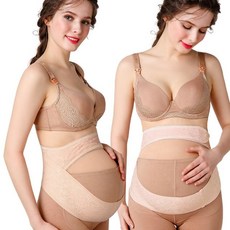 임산부 레이스 산전복대 임산부복대