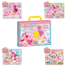 캐치티니핑시즌6 프린세스캐치티니핑 가방퍼즐 어린이날선물 어린이집선물 가방퍼즐4종 18P 25P 35P 48P 로미 하츄핑 사뿐핑 아름핑 뽀니핑 두뇌운동 집중력 소근육발달, 126피스, 1세트