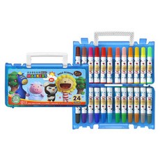 雄獅 BLM-24 奶油獅彩色筆24色 (BLM-24B) 彩色筆組 安全無毒 兒童繪畫, 1個