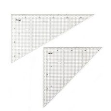 방안삼각자 30cmX2mm 2개1조 삼각자 세트 방안자
