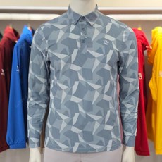 루이까스텔 SS 남성 전판 컬러배색 DTP 제원단에리 티셔츠 7MOTS350L