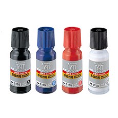 사치하타 불멸 잉크 STSG-1 흑색 청색 적색 백색 스탬프, 색상본상품선택