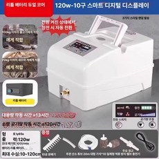 가온슬기 에어젯기포기 낚시기포기 공기펌프 펌프, 리튬 듀얼코어 120W 10홀 100kg, 1개, 1개입