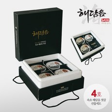 속초해담음 젓갈 선물세트 4호 오징어젓+낙지젓+씨앗젓갈 3종구성, 1세트