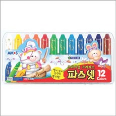 낙서 12색 그림 파스넷 크레파스 색연필 아모스 미술 크레파스 색연필12색 파스넷색연필 문, 1개