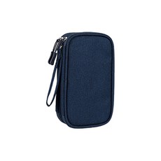 KOOLMAN(쿨맨) 다용도 보조 배터리 수납가방 파우치 L, 보조배터리 수납파우치 L - 네이비