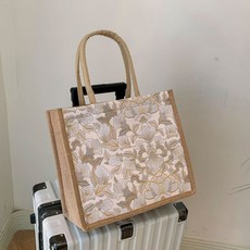 芙蓉花朵托特包 時尚單肩手提包