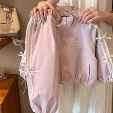 해피델리 에바 집업 리본 상하세트