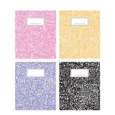 마르셀레 A6 6공 노트 커버 리필 속지 사무용노트