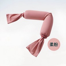 DIU 寶寶糖果安撫枕a類嬰兒長方形純棉嬰兒抱枕新生兒枕頭安撫趴睡, 1個, 【柔粉色】
