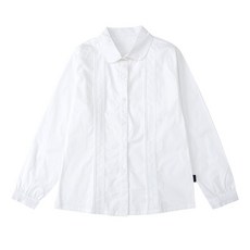 교복몰 (대여) 화이트 베이직 기본 여자 긴팔셔츠