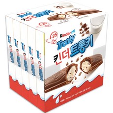 kinder 健達 樂脆棒 5入裝, 5盒, 90g