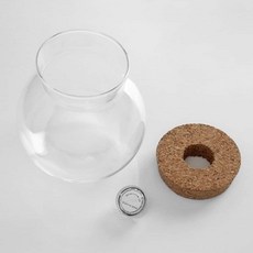 12cm LED 마리모어항 코르크병 테라리움어항