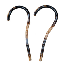 [1+1]레이지데이즈 원목 갈고리 안마기 물음표 마사지 지압봉 오십견, 레이지데이즈 갈고리안마기 1세트(1+1)