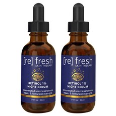 Refresh Skin Therapy 레티놀 0.01 나이트 세럼, 2개, 30ml