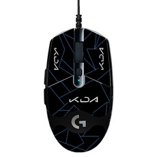 로지텍 G102 2세대 라이트싱크 게이밍 유선 마우스, 블랙 KDA