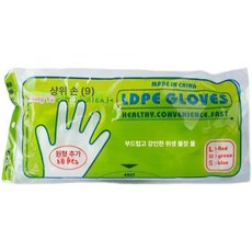 초밥용 일회용장갑 붙지않는 일식집 비닐장갑 가정용 위생, 1개, 1개입